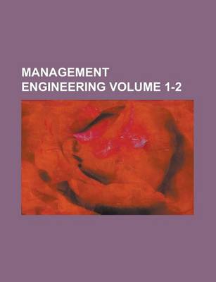 Book cover for Management Engineering Volume 1-2