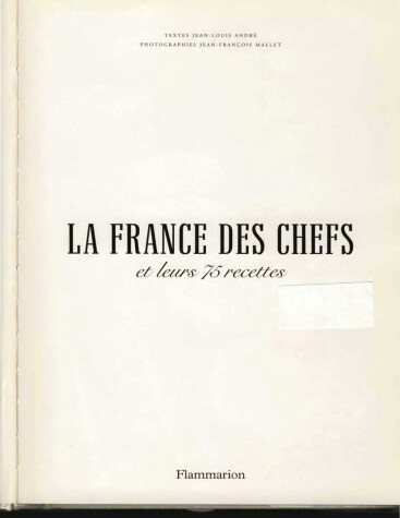 Book cover for La France Des Chefs