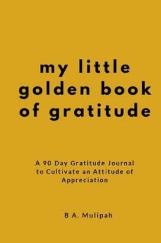 Cover of My Little Golden Book of Gratitude