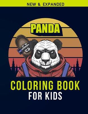 Book cover for Panda Coloring Book For Kids