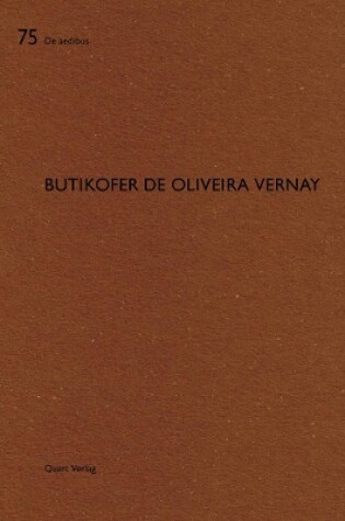 Cover of Butikofer de Oliveira Vernay