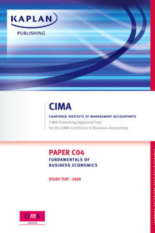 Cover of Paper C04 Fundamentals of Business Economics