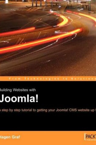 Cover of Building Websites with Joomla!