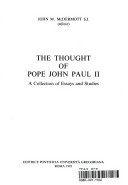 Book cover for Thought of Pope John Paul II