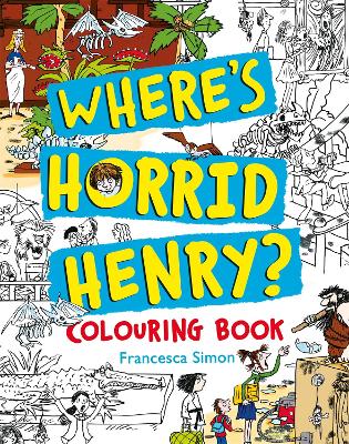 Book cover for Where's Horrid Henry Colouring Book