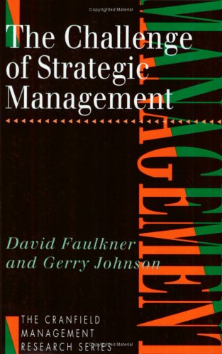 Book cover for The Challenge of Strategic Management