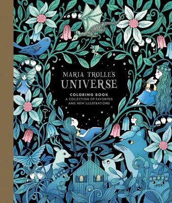 Book cover for Maria Trolle's Universe Coloring Book