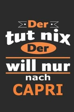 Cover of Der tut nix Der will nur nach Capri