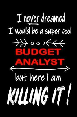 Book cover for I Never Dreamed I Would Be a Super Cool Budget Analyst But Here I Am Killing It!