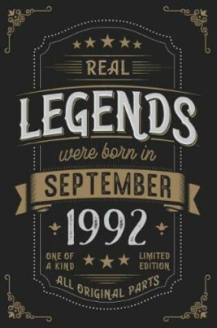 Cover of Real Legends were born in September 1992