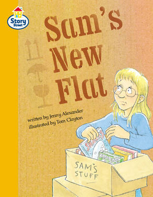 Book cover for Sam's new flat Story Street Competent Step 9 Book 5
