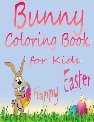 Book cover for Bunny Coloring Book for Kids