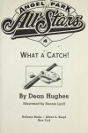 Book cover for What a Catch ! (Angel Park All