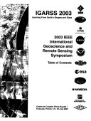 Book cover for International Symposium on Geoscience and Remote Sensing Symposium (IGARSS 2003)