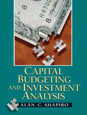 Book cover for Capital Budgeting and Investment Analysis