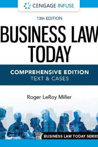 Cover of Cengage Infuse for Miller's Business Law Today, Comprehensive, 1 Term Printed Access Card