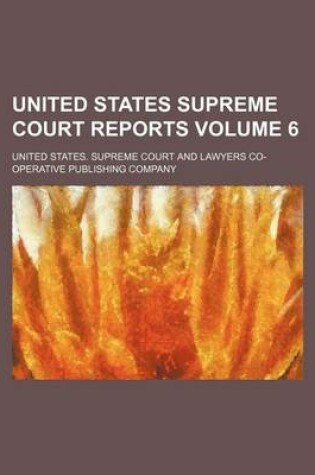 Cover of United States Supreme Court Reports Volume 6