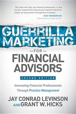 Book cover for Guerrilla Marketing for Financial Advisors