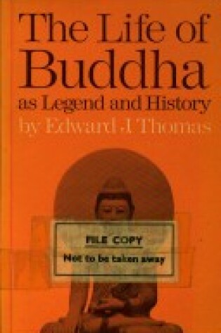 Cover of Life of Buddha as Legend and History