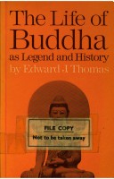 Cover of Life of Buddha as Legend and History