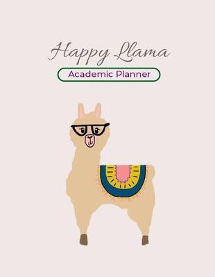 Book cover for Happy Llama Academic Planner