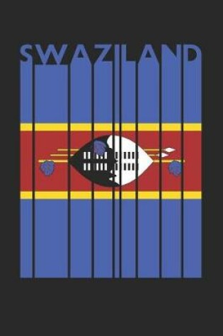 Cover of Vintage Swaziland Notebook - Retro Swaziland Planner - Swazi Flag Diary - Swaziland Travel Journal