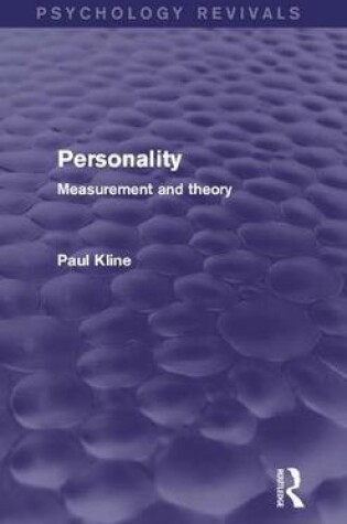 Cover of Personality