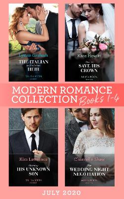 Book cover for Modern Romance July 2020 Books 1-4