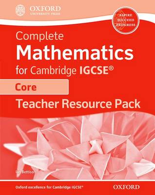 Book cover for Core Mathematics for Cambridge IGCSE Teachers Resource Kit