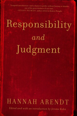 Cover of Responsibility and Judgment