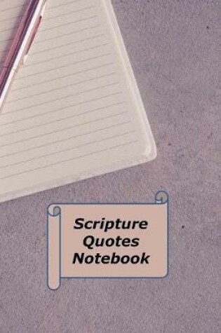 Cover of Scripture Quotes Notebook