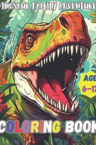 Cover of Family of Dinosaurs Coloring Book