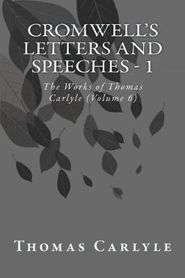 Book cover for Cromwell's Letters and Speeches - 1
