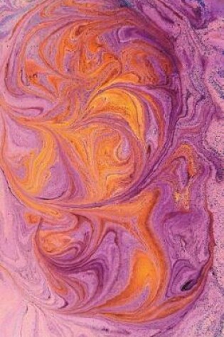 Cover of Gold and Pink Marble Journal