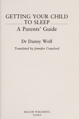 Cover of Getting Your Child to Sleep