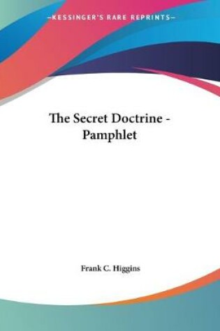 Cover of The Secret Doctrine - Pamphlet