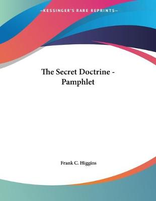 Book cover for The Secret Doctrine - Pamphlet