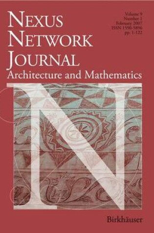 Cover of Nexus Network Journal