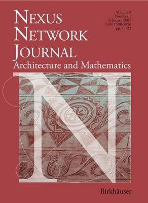 Book cover for Nexus Network Journal