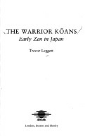 Cover of Warrior Koans