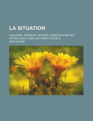 Book cover for La Situation; Douleurs, Dangers, Devoirs, Consolations Des Catholiques, Dans Les Temps Actuels