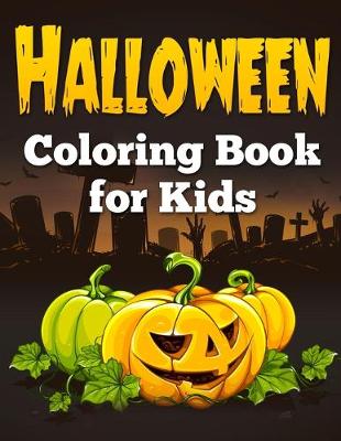 Book cover for Halloween Coloring Book for Kids