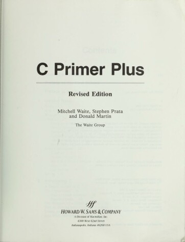 Book cover for C. Primer Plus