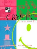 Book cover for Rh Cryptic Xwords 3