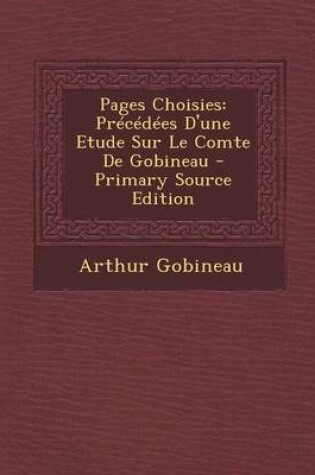 Cover of Pages Choisies