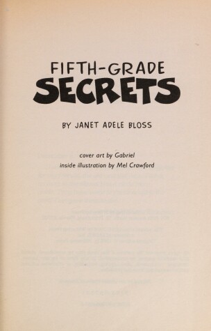 Book cover for Fifth-Grade Secrets