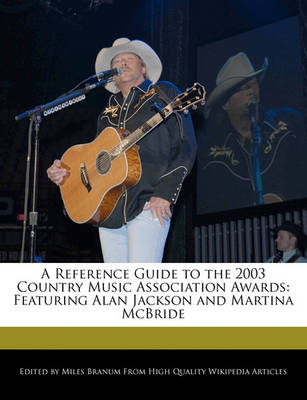 Book cover for A Reference Guide to the 2003 Country Music Association Awards