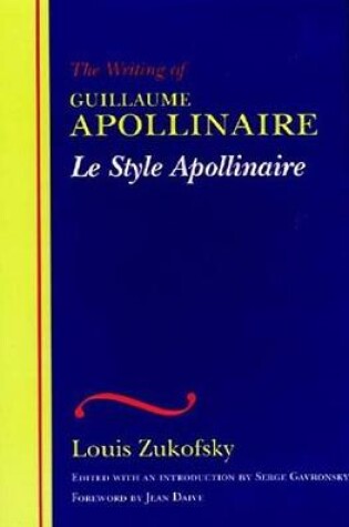 Cover of Le Style Apollinaire