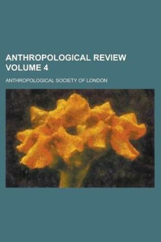 Cover of Anthropological Review Volume 4