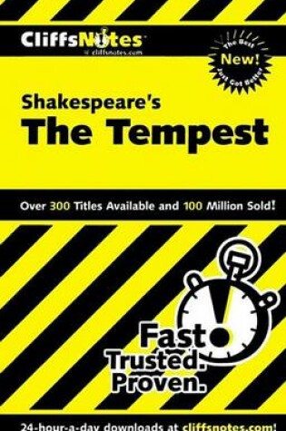 Cover of Cliffsnotes on Shakespeare's the Tempest